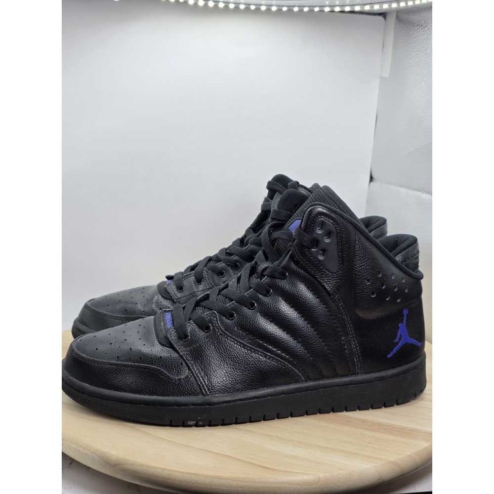 Mens Size 10.5 - Nike Jordan 1 Flight 4 Space Jam Mid Black/Concord‎ Sneakers